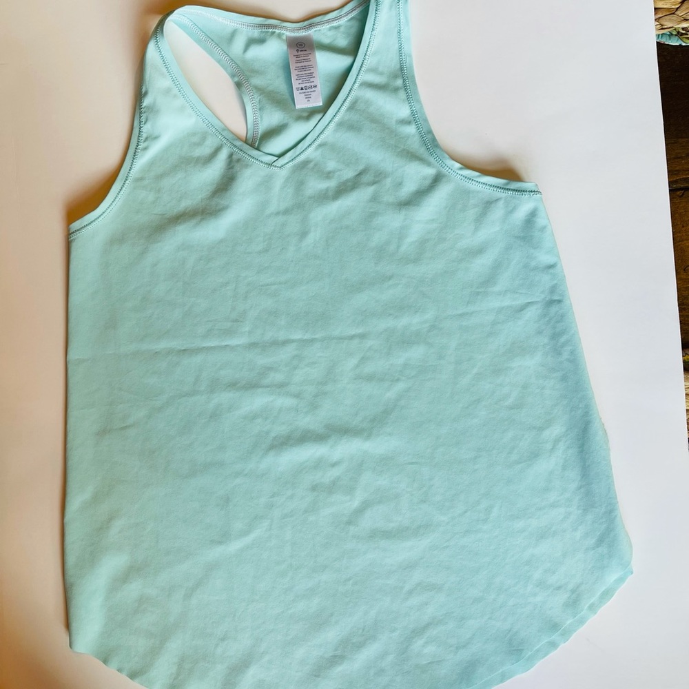 Pale mint green breezy tank.